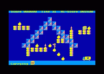 Postman's Destiny (UK) (1989) [CPC Amstrad International] screen shot game playing
